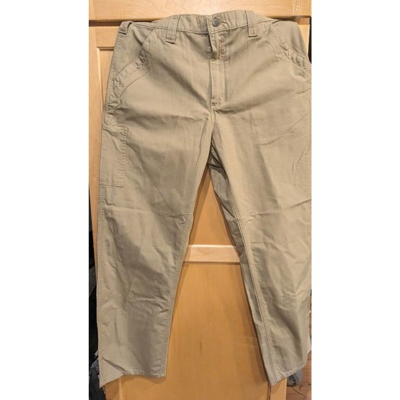 Carhartt Men's Canvas Work Dungaree 36X32 Loose Original Fit B151 DKH Brown NWT‎ - Picture 1 of 3